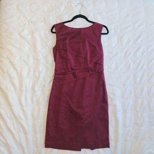 Ann Taylor burgandy dress